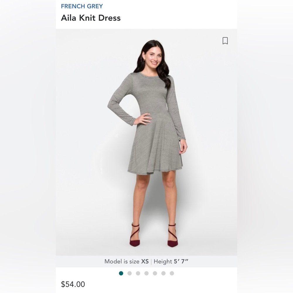 French Grey Dress